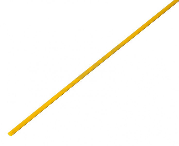 REXANT 20-2502 Термоусаживаемая трубка   2.5/1.25мм 1м жёлтая 																			 оптом